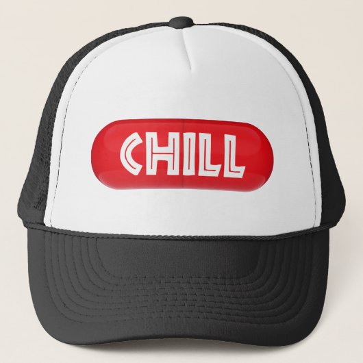 Chill Pill Truckerkappe (Vorderseite)