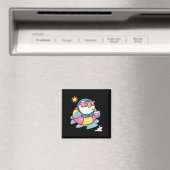 Chill-Pinguin-Sommer-Float-Getränk Lustiger Urlaub Magnet (In Situ (Geschirrspüler))