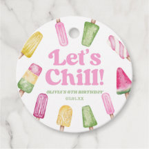 Chill Pink Retro Popsicle Birthday Party