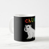 Chill Polar Bear Animal Lover Kaffeetasse (Vorderseite Links)