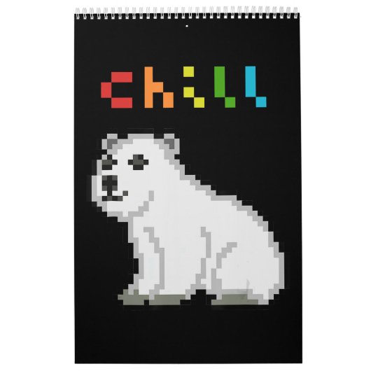 Chill Polar Bear Animal Lover Kalender (Titelbild)