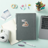 Chill Raccoon Coding Sticker Creative Flow Laptop (iPad Hülle)