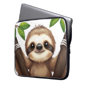Chill Sloth Laptop Schlauch - Niedlich Anti-Hustle Laptopschutzhülle (Vorderseite Links)