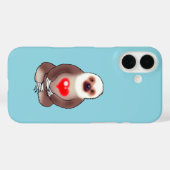 Chill Sloth mit leuchtendem Herzen Case-Mate iPhone Hülle (Rückseite (Horizontal))
