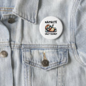Chill Sloth Namaste Lazy Vibes Button (Beispiel)