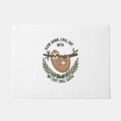 Chill Sloth, USA Animal Fußmatte (Vorderseite)