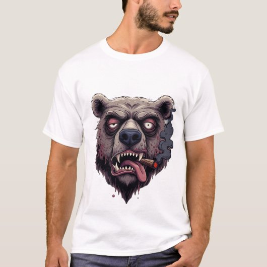 Chill Smokey Bear Vibes T-Shirt (Vorderseite)