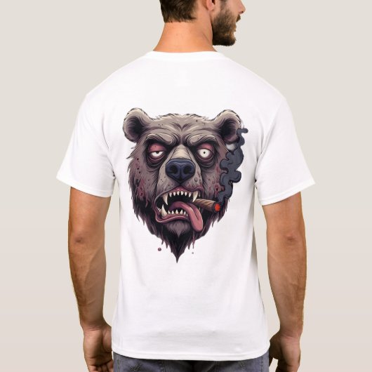 Chill Smokey Bear Vibes  T-Shirt (Rückseite)