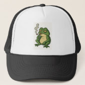 Chill Smoking Frog Truckerkappe (Vorderseite)