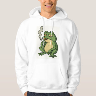 Chill Smoking Frosch Hoodie