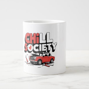 Chill Society Funny Car Reparatur gebrochenen Fahr Jumbo-Tasse