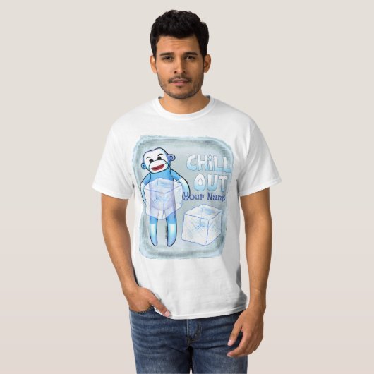 Chill Sock Monkey T - Shirt (Vorne ganz)