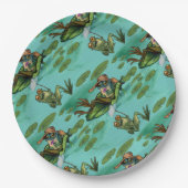 Chill Summer Frogs Pappteller (Vorderseite)