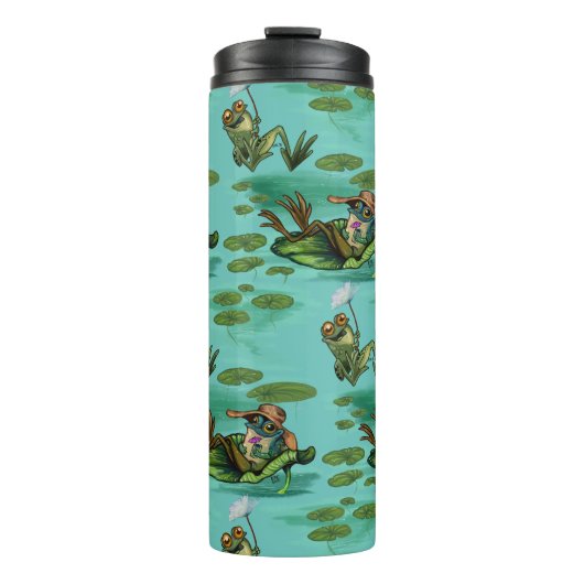 Chill Summer Frogs Thermosbecher (Vorderseite)