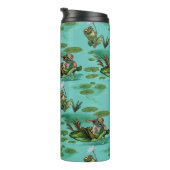 Chill Summer Frogs Thermosbecher (Nach rechts gedreht)