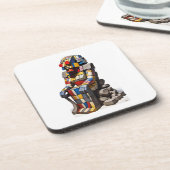 Chill Summer Getränkeuntersetzer (Linke Seite)