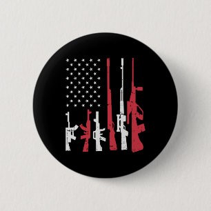 Chill The Fourth Out Retro 4. Juli Patriotisch W Button