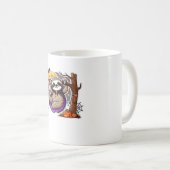 Chill Thrills Halloween Sloth Oversifizierter T -  Kaffeetasse (VorderseiteRechts)