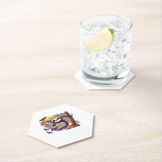 Chill Thrills Halloween Sloth Oversifizierter T -  Untersetzer (Vor Ort)