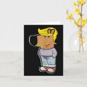 Chill Trump Meme Funny Chill Typ Meme Karte (Gelbe Blume)