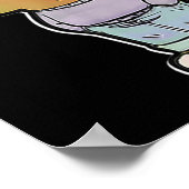 Chill Trump Meme Funny Chill Typ Meme Poster (Ecke)