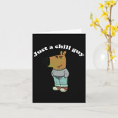 Chill Typ Funny Meme Geschenke Karte (Gelbe Blume)