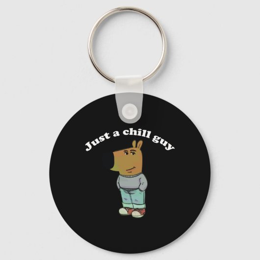 Chill Typ Funny Meme Geschenke Schlüsselanhänger (Vorderseite)