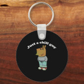 Chill Typ Funny Meme Geschenke Schlüsselanhänger (Vorderseite)