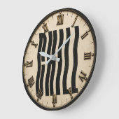 Chill Typography Modern Minimalist Große Wanduhr (Winkel)