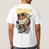 "Chill Vape Rider: Urban Cool T - Shirt Design" (Rückseite)