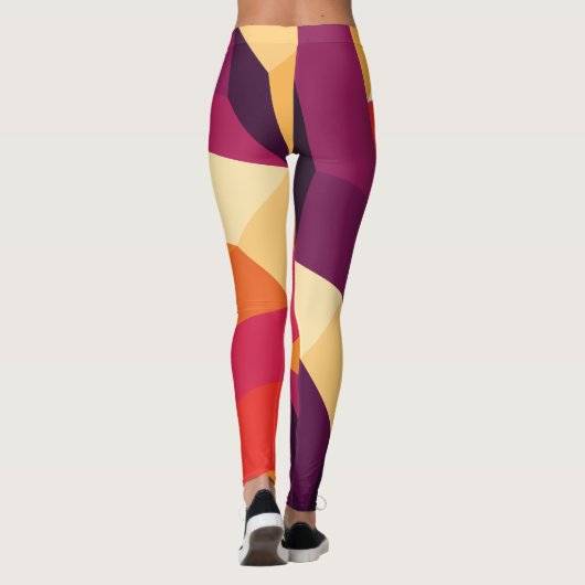Chill Vibe Pattern Leggings (Rückseite)
