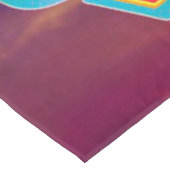 Chill Vibes Frog 3D Glasses | Frog Fleece Blanket Tischdecke (Schrägansicht)