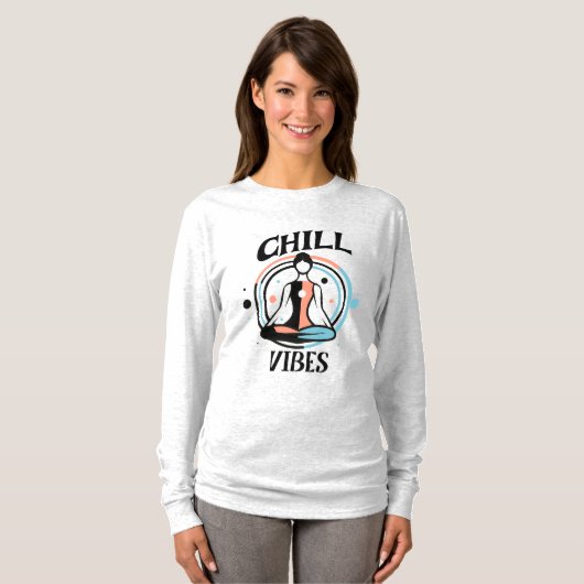 Chill Vibes | Meditation T-Shirt (Vorne ganz)