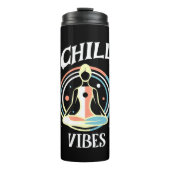 Chill Vibes | Meditation Thermosbecher (Vorderseite)