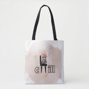 Chill Vibes Monkey Funny Relaxing Cartoon Design Tasche