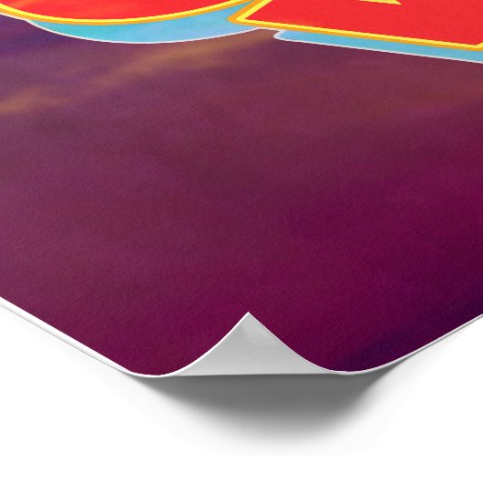 Chill Vibes Only 3D Tree Frog Poster (Ecke)