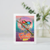 Chill Vibes Only 3D Tree Frog Postkarte (Stehend Vorderseite)