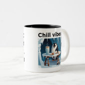 Chill vibes only coffee Tasse (VorderseiteRechts)