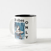 Chill vibes only coffee Tasse (Vorderseite Links)