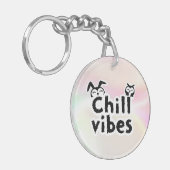Chill Vibes Schlüsselanhänger (Vorderseite links)