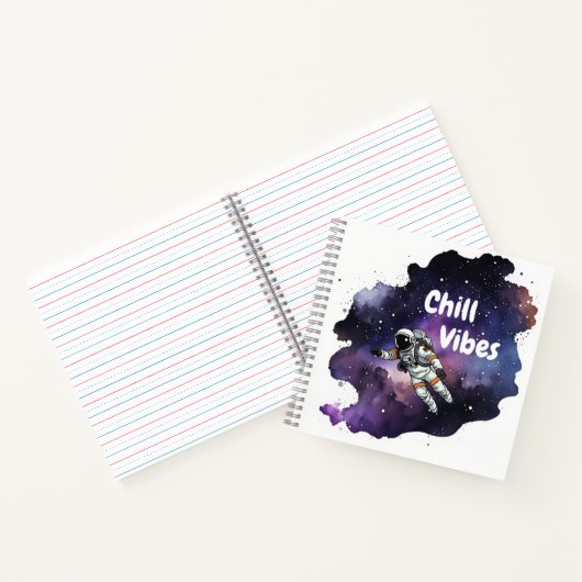 Chill Vibes Spiral Notebook Notizblock (Innenseite)