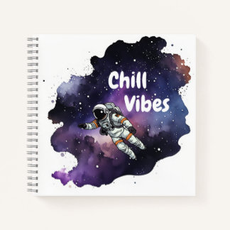 Chill Vibes Spiral Notebook Notizblock