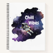 Chill Vibes Spiral Notebook Notizblock (Vorderseite)