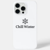 Chill Winter iPhone Case (Rückseite)