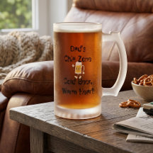 Chill Zone Mattiert Bier Tasse