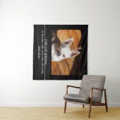 CHILLAX definition calm relax chihuahua photo text Wandteppich (Beispiel (Horizontal))