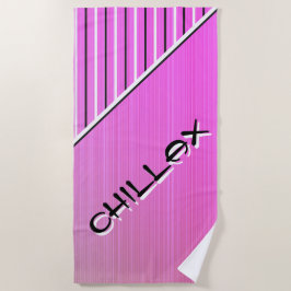 Chillax Pink Strandtuch