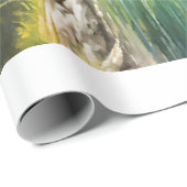 Chillax und gehen nach draußen, Schokolade Labrado Geschenkpapier (Rolleneckpunkt)