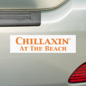 Chillaxin an den Strand-Geschenken Autoaufkleber (Auf Auto)