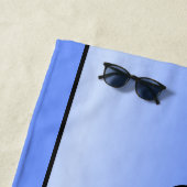 Chillaxin Blue Beach Handtuch (Beispiel)